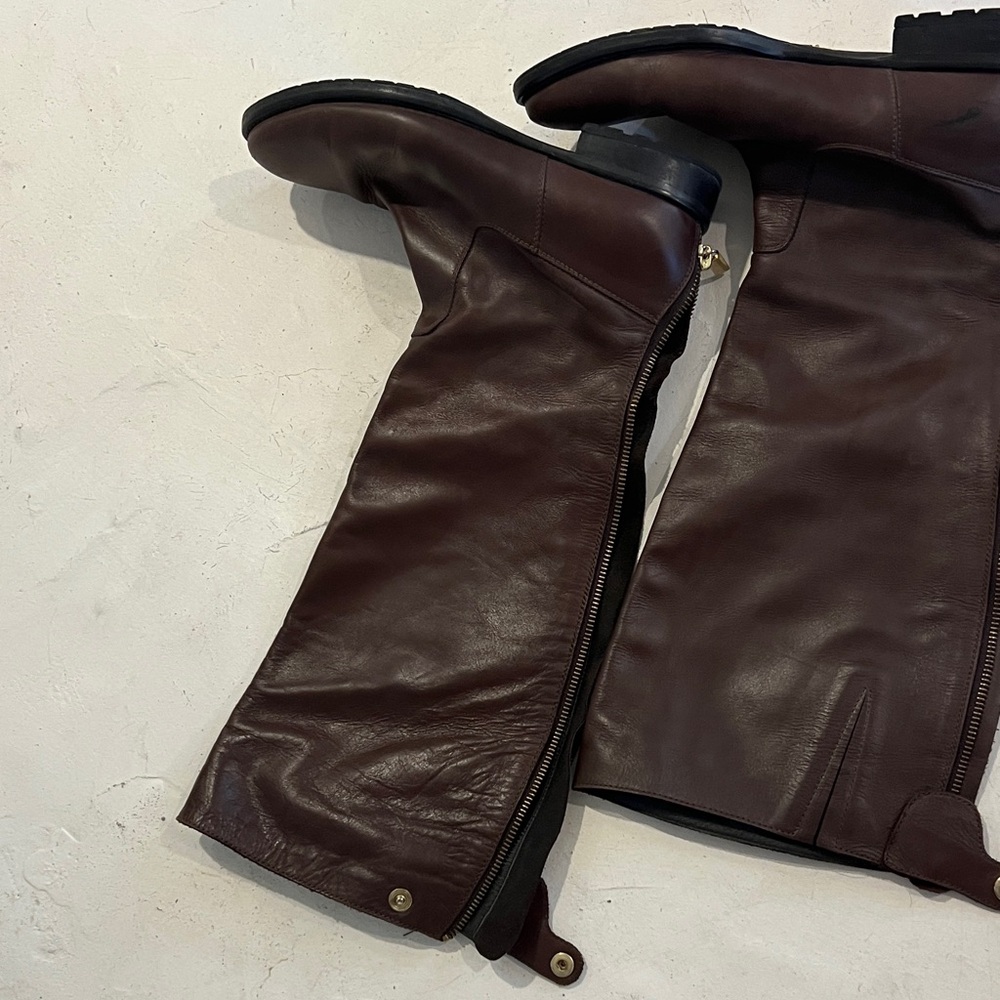 Brown Leather Riding Boots